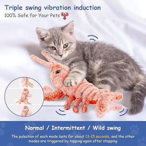 Jumping Shrimp Cat Toy - C. R. Pet Goods