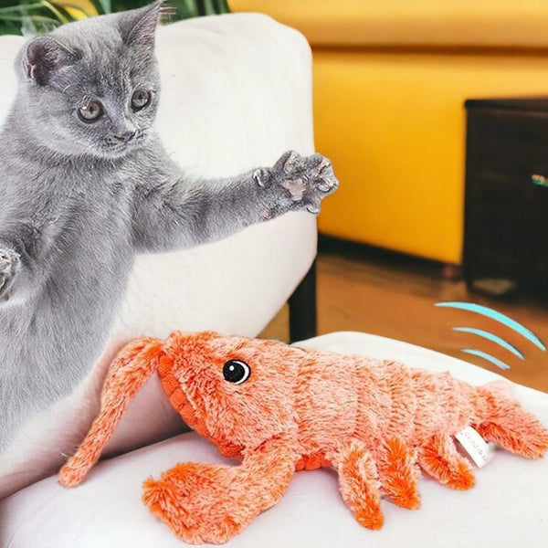 Jumping Shrimp Cat Toy - C. R. Pet Goods
