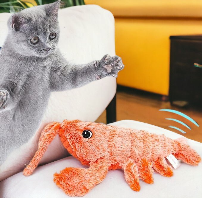 Jumping Shrimp Cat Toy - C. R. Pet Goods